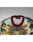 Dolce & Gabbana Multicolor Jungle DG King Pullover Sweater