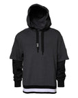 Dolce & Gabbana Melange Gray Cotton Hooded Sweatshirt Sweater