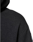 Dolce & Gabbana Melange Gray Cotton Hooded Sweatshirt Sweater