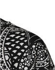 Dolce & Gabbana White Black Print Cotton Sweatshirt Sweater