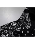 Dolce & Gabbana Black Bandana Hooded Men Sweatshirt Sweater