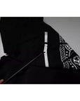 Dolce & Gabbana Black Bandana Hooded Men Sweatshirt Sweater