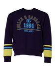 Dolce & Gabbana Blue 1984 Milano CrewNeck Sweatshirt Sweater