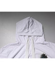 Dolce & Gabbana White Cotton Hooded Sweatshirt Sweater