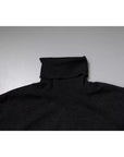 Dolce & Gabbana Black Wool Turtleneck Pullover Sweater