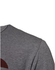 Dolce & Gabbana Gray Logo Print Cotton Crew Neck Men T-shirt