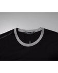 Dolce & Gabbana Black Logo Cotton Crew Neck Men Tee T-shirt