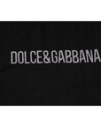 Dolce & Gabbana Black Logo Cotton Crew Neck Men Tee T-shirt