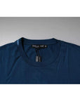 Dolce & Gabbana Blue Crown Bee Cotton Men Crew Neck T-shirt