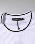 Dolce & Gabbana White Sacred Heart Short Sleeve T-shirt