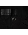 Dolce & Gabbana Black Logo Patch Cotton Crew Neck T-shirt