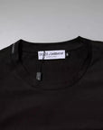 Dolce & Gabbana Dark Brown Logo Cotton Crew Neck T-shirt