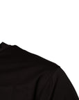 Dolce & Gabbana Dark Brown Logo Cotton Crew Neck T-shirt