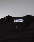 Dolce & Gabbana Dark Brown Logo Cotton Crew Neck T-shirt