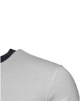 Dolce & Gabbana White Blue Logo Cotton Men Crew Neck T-shirt