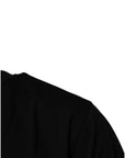 Dolce & Gabbana Black Amore Leopard Cotton Crew Neck T-shirt