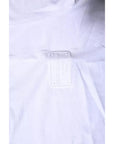 Dolce & Gabbana White Logo Plaque Cotton Crew Neck T-shirt
