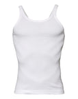 Dolce & Gabbana Ivory Cotton Sleeveless Round Neck Tank T-shirt