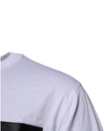 Dolce & Gabbana White Logo Patch Cotton Crew Neck T-shirt