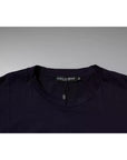 Dolce & Gabbana Navy Blue DG Logo Cotton Crew Neck T-shirt