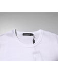 Dolce & Gabbana White Cotton Crew Neck Short Sleeves T-shirt