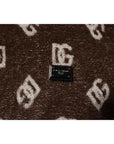Dolce & Gabbana Brown Logo Monogram Cotton Crew Neck T-shirt