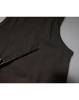Dolce & Gabbana Black Cotton Sleeveless Round Neck Tank T-shirt