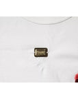 Dolce & Gabbana White Cotton Logo Floral Crew Neck T-shirt