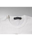 Dolce & Gabbana White Cotton Logo Floral Crew Neck T-shirt