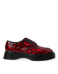 Dolce & Gabbana Red Calfskin Formal