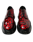 Dolce & Gabbana Red Calfskin Formal
