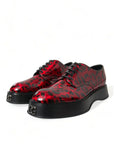 Dolce & Gabbana Red Calfskin Formal
