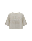 Chloé Cotton cropped T-shirt