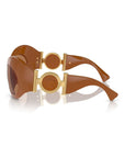 Versace Brown Acetate Sunglasses