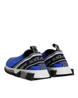 Dolce & Gabbana Blue Logo Low Top Sorrento Sneakers Shoes