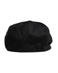 Dolce & Gabbana Black Wool Newsboy Capello Cabbie Hat