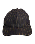 Dolce & Gabbana Brown Stripes Cotton 6 Panels Baseball Cap