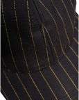 Dolce & Gabbana Brown Stripes Cotton 6 Panels Baseball Cap