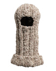 Dolce & Gabbana Beige Wool Knitted Ski Mask Balaclava Hat