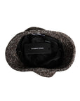 Dolce & Gabbana Brown Alpaca Wool Woven Bucket Hat