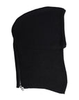 Dolce & Gabbana Black Wool Whole Head Wrap Balaclava Hat