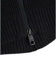 Dolce & Gabbana Black Wool Whole Head Wrap Balaclava Hat