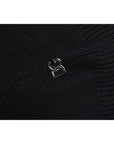 Dolce & Gabbana Black Wool Whole Head Wrap Balaclava Hat