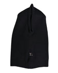 Dolce & Gabbana Black Wool Whole Head Wrap Balaclava Hat