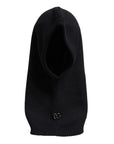 Dolce & Gabbana Black Wool Whole Head Wrap Balaclava Hat