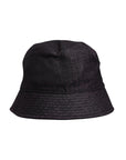 Dolce & Gabbana Black Wide Brim Nylon Bucket Hat