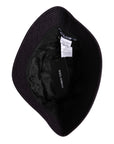 Dolce & Gabbana Black Wide Brim Nylon Bucket Hat