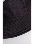 Dolce & Gabbana Black Wide Brim Nylon Bucket Hat