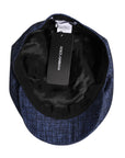 Dolce & Gabbana Blue Cotton Stretch Newsboy Hat