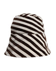 Dolce & Gabbana Black White Stripes Cotton Bucket Cap